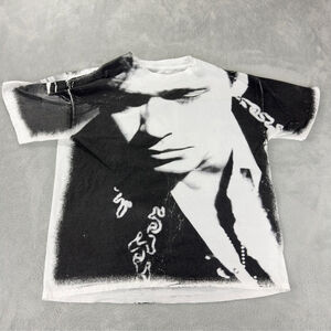 VTG John Cougar Mellencamp Men Sz XL AOP Whenever We Wanted Tour Single Stitch